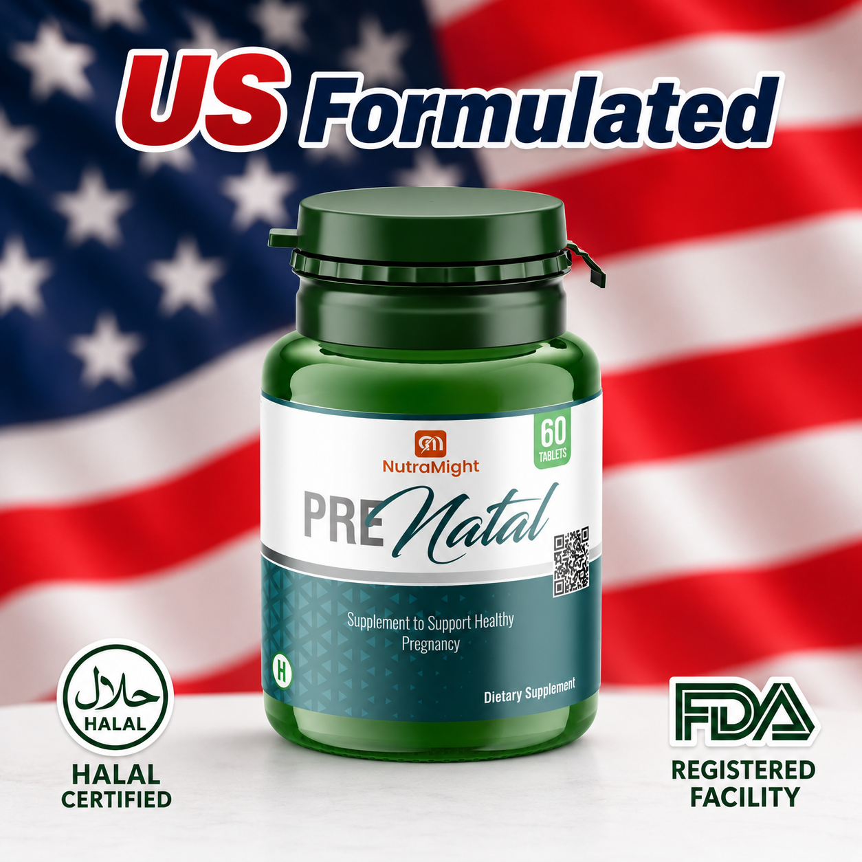 PN_Single_Pack Prenatal US-formulated pregnancy supplement Pakistan - 60 tablets