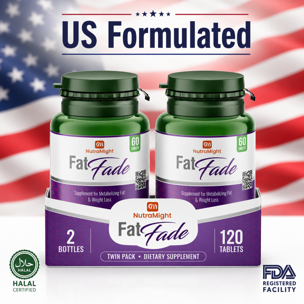 FatFade Twin Pack US-formulated weight loss supplement Pakistan - 2 bottles 120 tablets