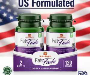 FatFade Twin Pack US-formulated weight loss supplement Pakistan - 2 bottles 120 tablets